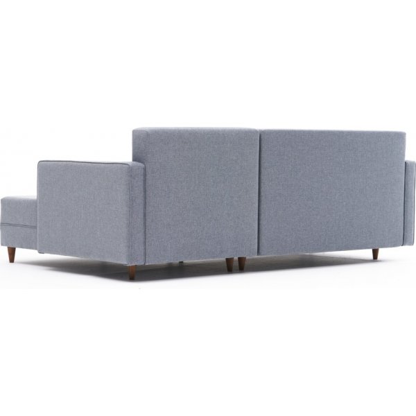 Aydam Schlafsofa rechts - Blau