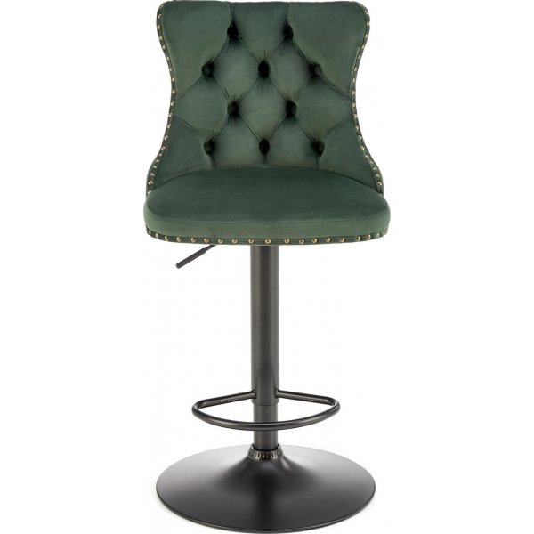 Barhocker dunkelgrn mit Gasdruckfeder