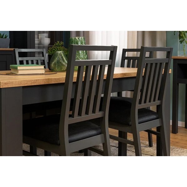 Hesen Esszimmerstuhl - Schwarz Hesen Esszimmerstuhl - Schwarz