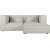 Modulares Sofa Nees aus Boucl - 3-Sitzer-Sofa Divan aus Boucl