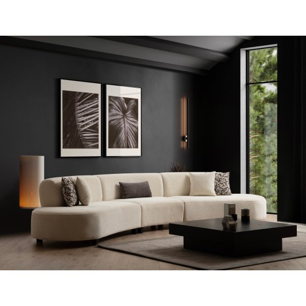 Gebogenes Sofa Perry - 390 cm