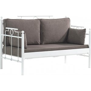 Hampus 2-Sitzer Outdoor-Sofa - Wei/Braun