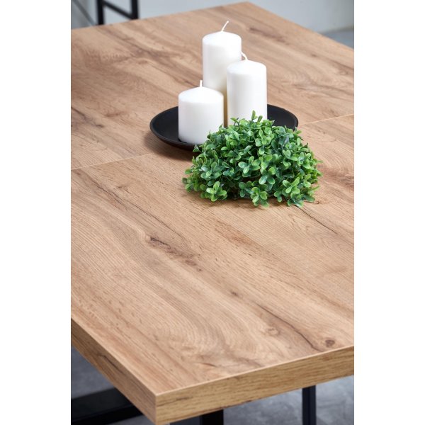 Kasady Esstisch 135-185 cm - Wotan Eiche/schwarz