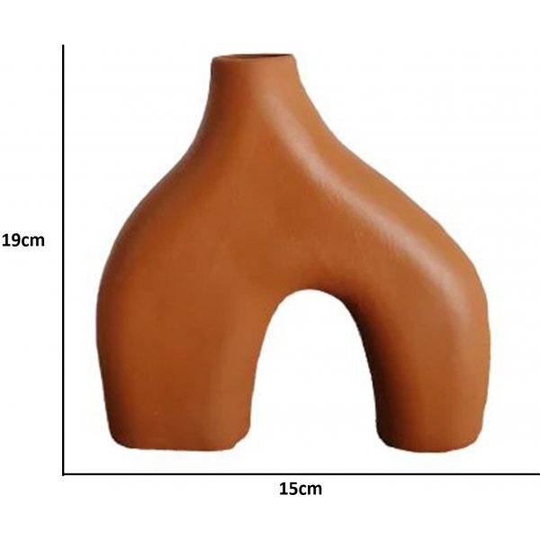 Formo Vase - Braun Formo Vase - Braun