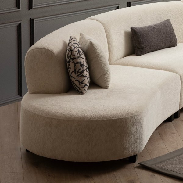 Gebogenes Sofa Perry - 390 cm
