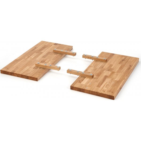 Kasady Esstisch 135-185 cm - Wotan Eiche/schwarz