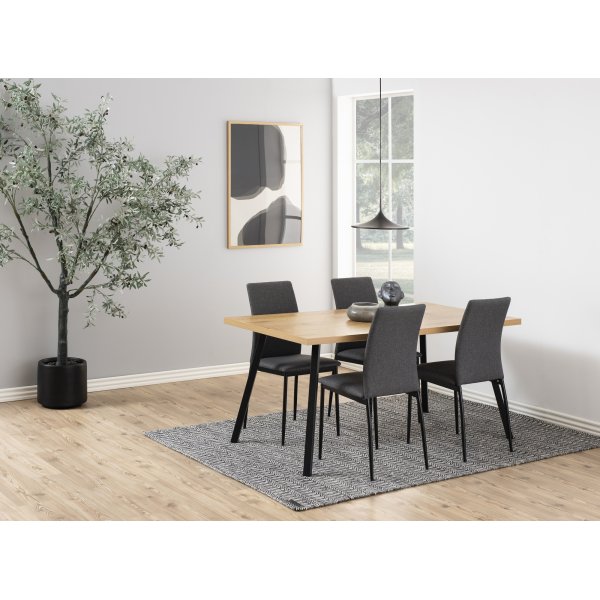 Demina Esszimmerstuhl - Dunkelgrau