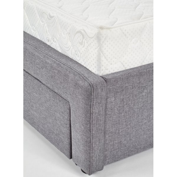 Libbie Bett mit Stauraum - grau