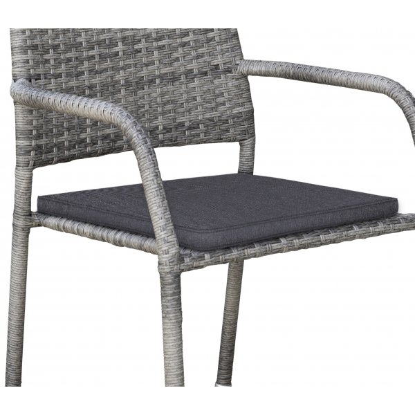 Ida Outdoor-Kissen Anthrazit