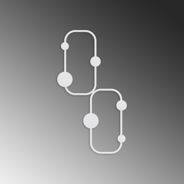 Marienkfer-Kleiderbgel - Wei