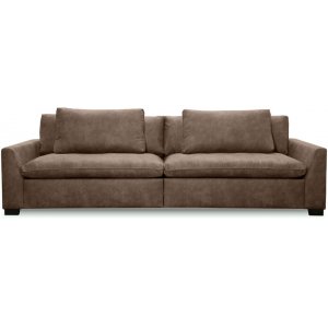 Gabby 3-Sitzer-Sofa - Braune Lederoptik