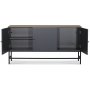 Sideboard Edge - Graues Hochdrucklaminat (HPL)
