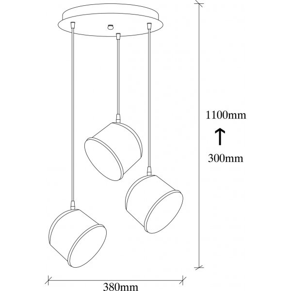 Berkeley Deckenleuchte 192-S2 - Schwarz Berkeley Deckenleuchte 192-S2 - Schwarz
