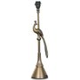 Pfau Tischlampe 51 cm - Messing