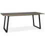 Edge 3.0 Essgruppe 190x90 cm inkl. 6 wei gelten Orust-Stegsthlen - Grau Hochdrucklaminat (HPL)