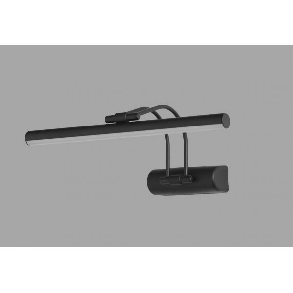 Wandleuchte Fleet B:50 cm - Schwarz