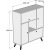 Schrank Hercules - Wei/Walnuss