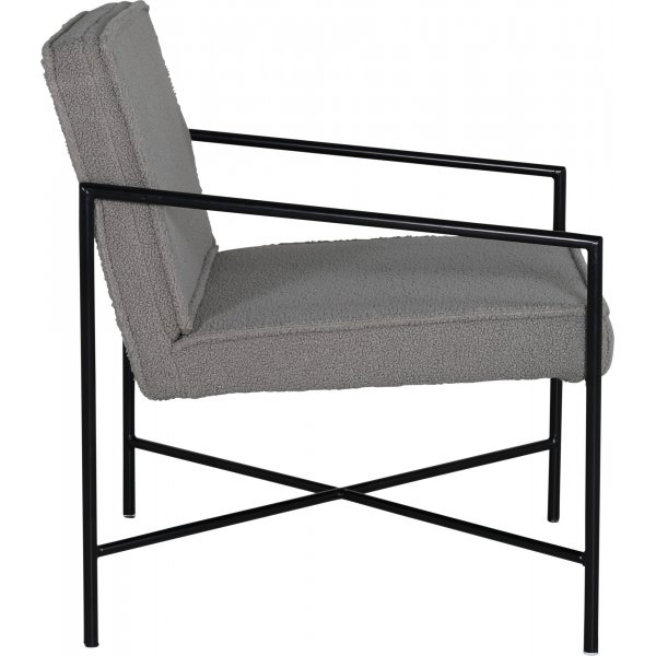 Sessel Tetra - Teddy in Graubeige Sessel Tetra - Teddy in Graubeige