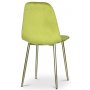 Paradis Velvet Stuhl - Grn / Messing