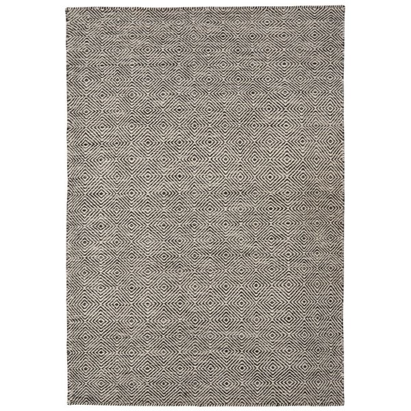 Kelim-Teppich Sava - Schwarz