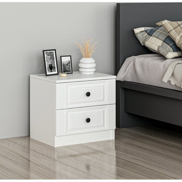 Capeto Nachttisch - Weiß Capeto Nachttisch - Weiß
