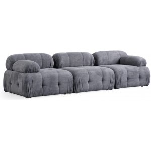 Petite 3-Sitzer-Sofa - Grau