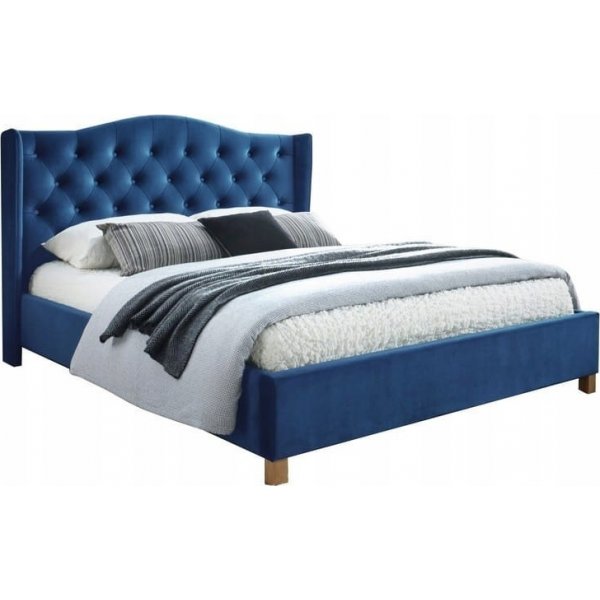 Duncan Bett 160x200 cm - blau (Samt)