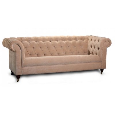 Chesterfield Howster Classic 3-Sitzer-Sofa - Jede Farbe und jeder Stoff