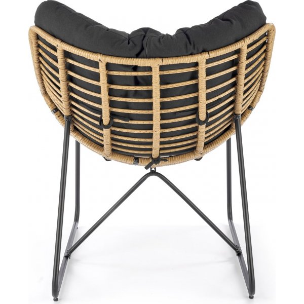 Whisper-Sessel - Schwarz/Beige