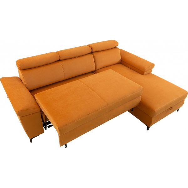Santi Schlafsofa rechts - Orange