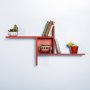Rafa Wandregal 4 - Rot