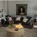 Kundenbild Cylinder runder Couchtisch 100 cm - Whitewash: Toller Couchtisch, super Qualität...