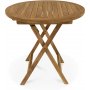 Grunnebo klappbarer, runder Esstisch 80 cm - Teak