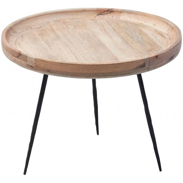 Tessa Couchtisch 50 cm - Holz/schwarz