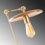 Zerrissene Tischlampe - Gold