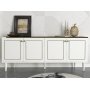 Ravenna Sideboard - Wei/Gold/Schwarz