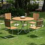 Mllan Gartenstuhl stapelbar aus Teakholz