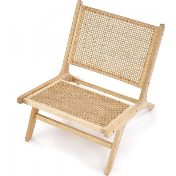 Foden Sessel - Esche/Rattan