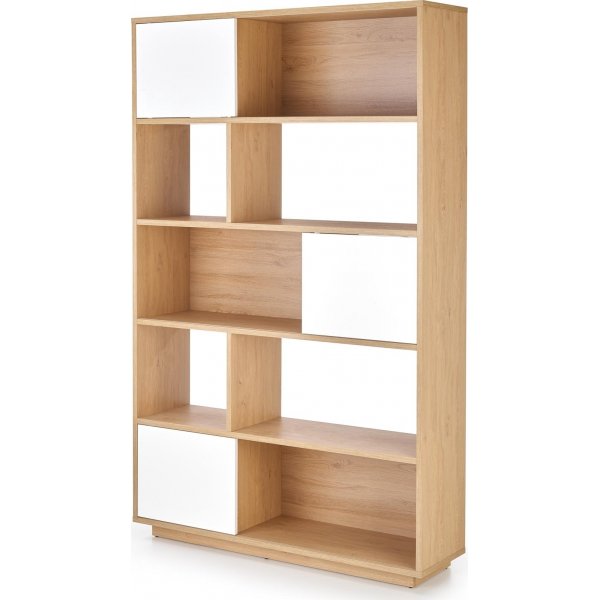 Desert Bcherregal 110 cm - Eiche/wei