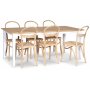 Danderyd No.16 Stuhl - Wei pigmentierte Eiche/Rattan