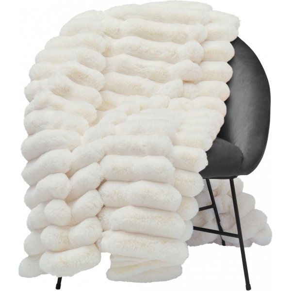 Grace Plaid 140 x 220 cm - Elfenbein Grace Plaid 140 x 220 cm - Elfenbein