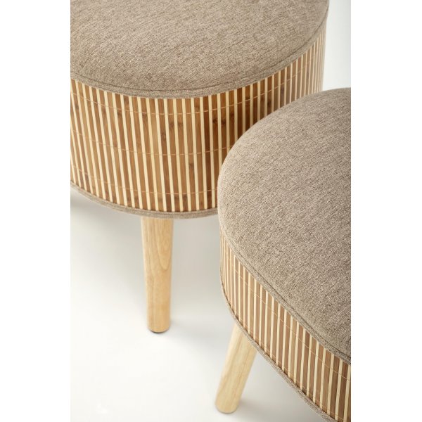 Tico-Hocker - Beige