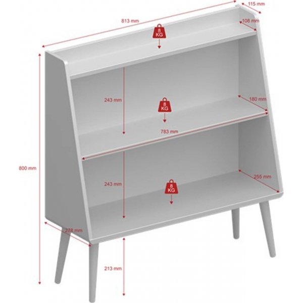 Gaia Bcherregal - Mintgrn