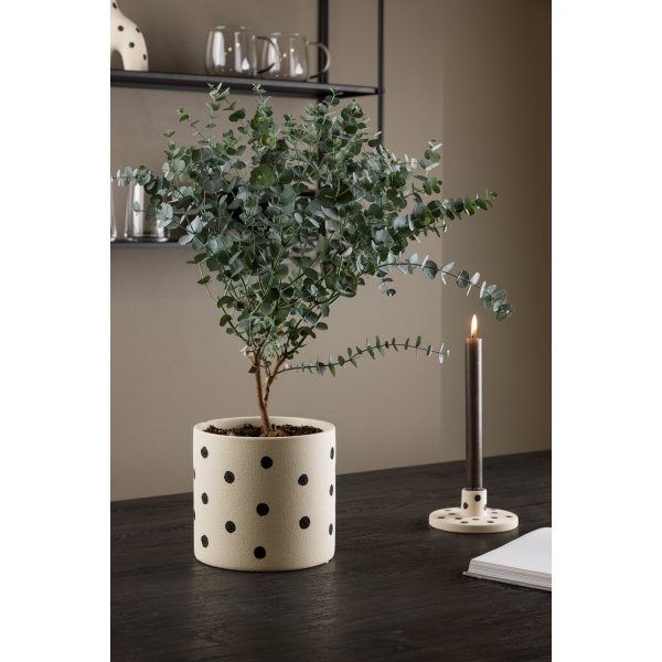 Sane Topf 18 x 17 cm - Schwarz/Wei