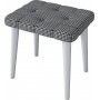 Bijou Schminktisch 3, 99 x 40 cm - Walnuss/Wei