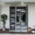 Yaman Kleiderschrank 120 x 45 x 180 cm - Grau