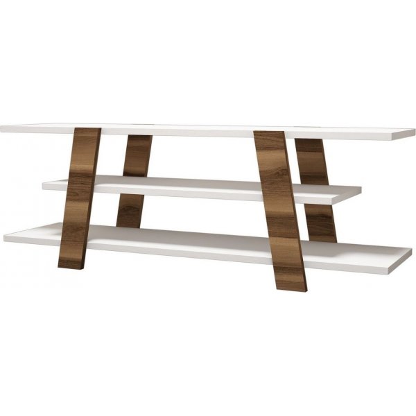 Blumenmedienbank - Nussbaum/wei