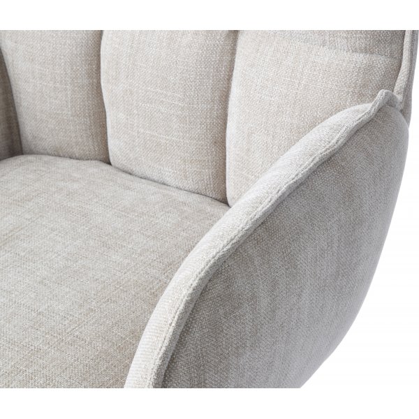 Choice Sessel - Leinen/schwarz Choice Sessel - Leinen/schwarz