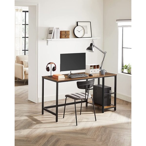 Osman Schreibtisch 140 x 60 cm - Braun/Schwarz Osman Schreibtisch 140 x 60 cm - Braun/Schwarz