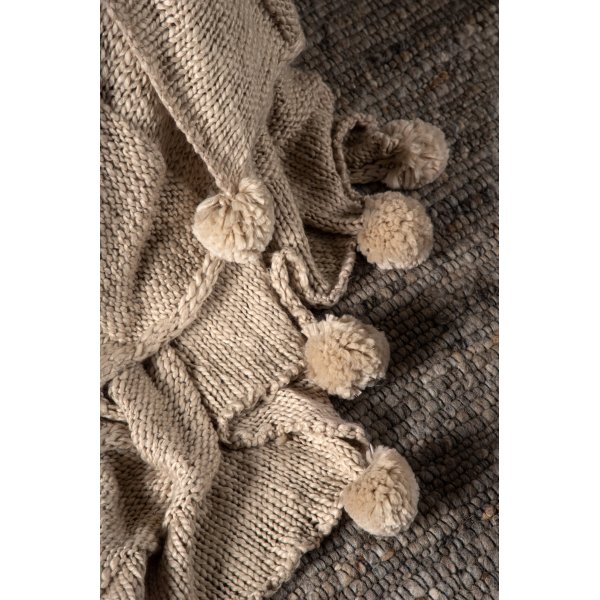 Dnnes Plaid 130x170 cm - Beige